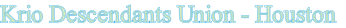 Krio Descendants Union - Houston
